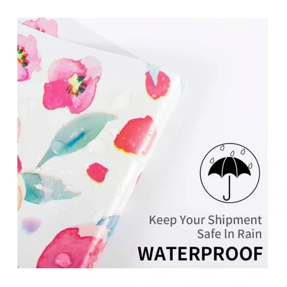 LARGE SIZE! 14.5x19” Spring Floral Polymailers - 25 PACK! - Picture 3 of 4